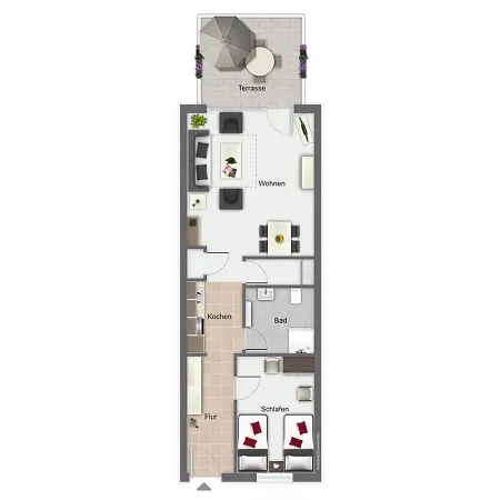 Apartamento Papillon 02-2 Boltenhagen (Ostseebad)